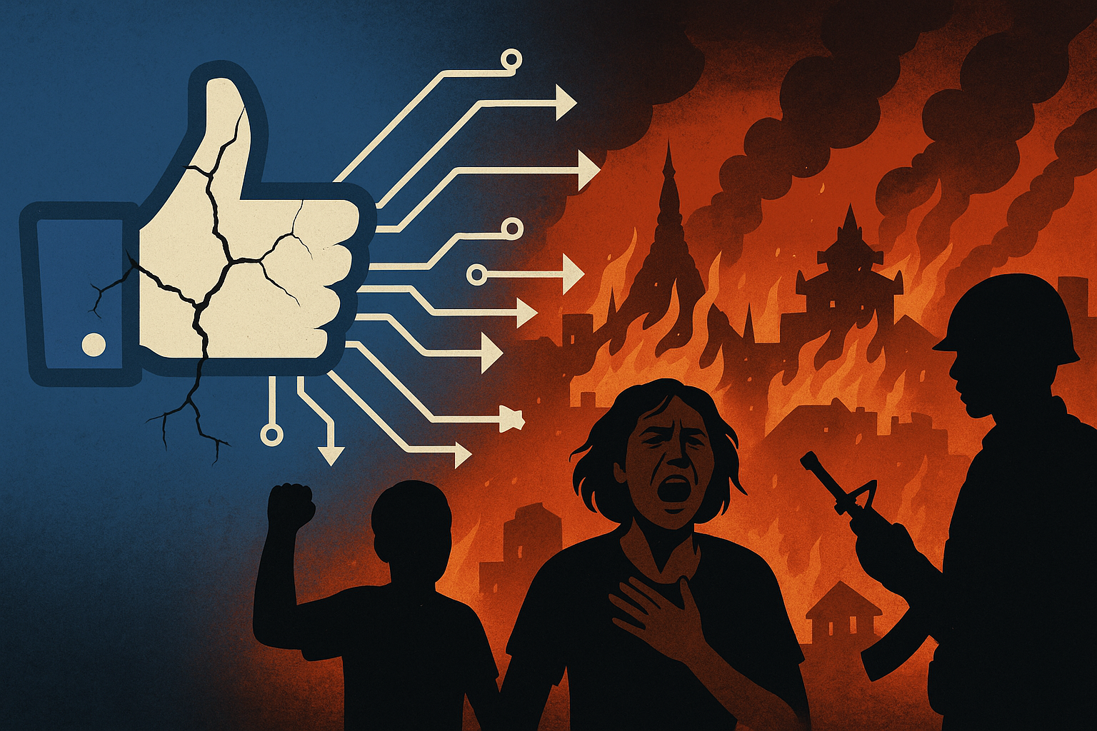 Massenmord, Rassismus und Facebook